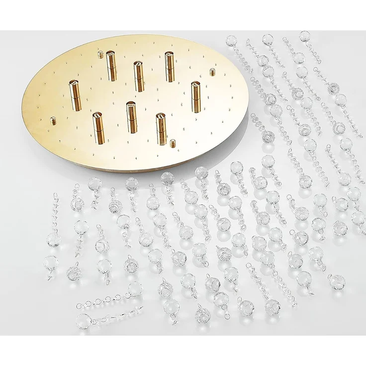 Lindby Deckenleuchten Gillion, Gold / Messing IP20, 8 x 8 W LED – Bild 6