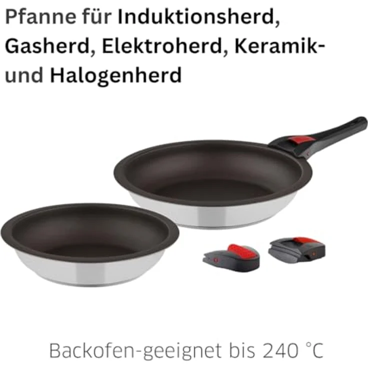 Kuppels QUICK CLACK PRO Pfanne mit Beschichtung 20 cm silber – Bild 7