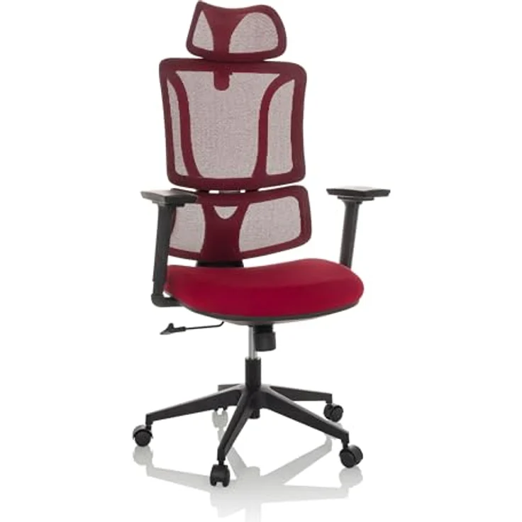 MyBuero Drehstuhl Home Office Bürostuhl ERGOMY Stoff (1 St), Schreibtischstuhl Drehstuhl ergonomisch – Bild 2
