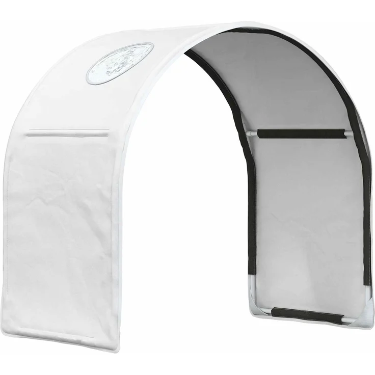 vidaXL Bettunnel 2 pcs Weiß 211 x 52,5 x 2 cm Polyester 893708 – Bild 2