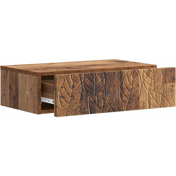 vidaXL Wandmontierter Beistelltisch 59 x 34,5 x 17 cm Holzwerkstoff 898833 – Bild 3