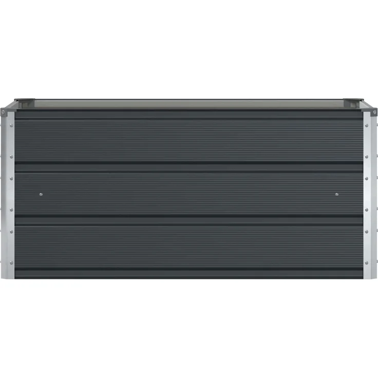 vidaXL Pflanzkübel Anthrazit 100 x 50 x 45 cm Verzinkter Stahl 42018202 – Bild 3