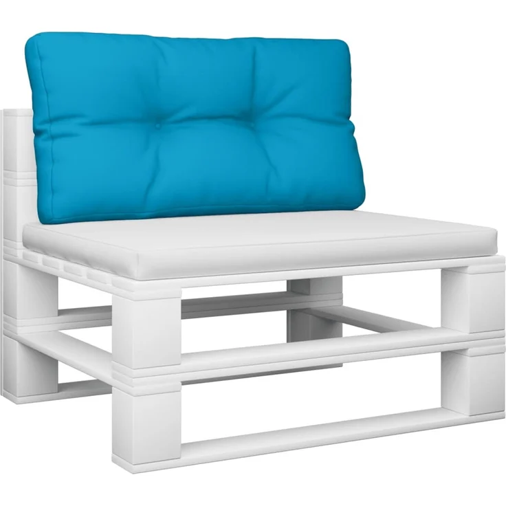 vidaXL Palettenkissen Hellblau 80x40x12 cm Stoff 360605 – Bild 2