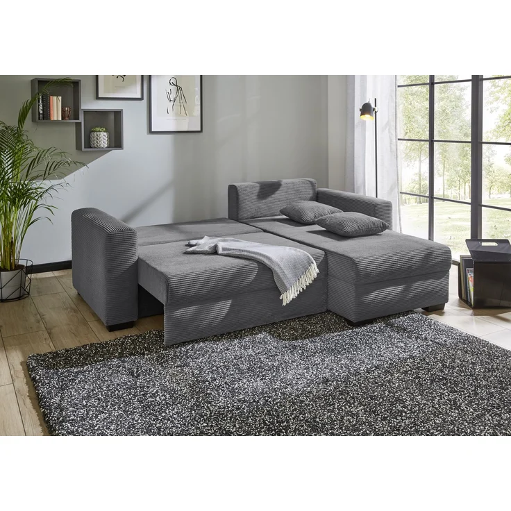 Job 'Elmau KPL' Wohnlandschaft, Cord grau – Bild 2
