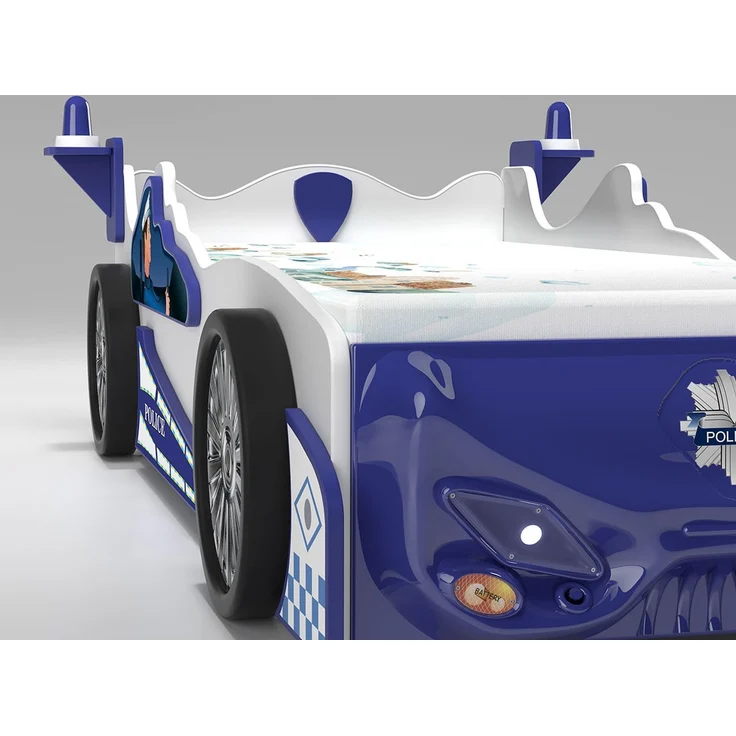 Kinderbett Polizei mit Lattenrost & Matratze 90x200cm – Bild 3