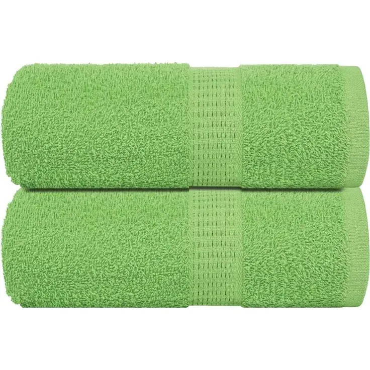 vidaXL Gästetücher FROGN 2 Stk. Apfelgrün 30x50 cm 360 g/m² 137019