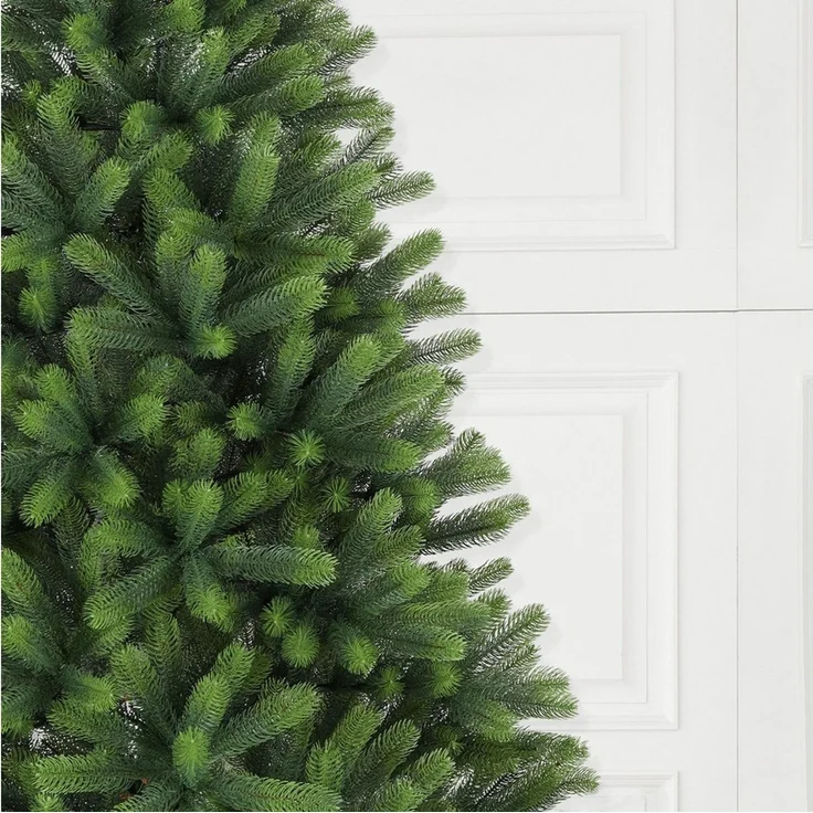 Salcar Künstlicher Weihnachtsbaum Weihnachtsbaum Künstlich Tannenbaum Christbaum mit 100% PE Spitzen, 210cm mit 1080 Spitzen – Bild 2