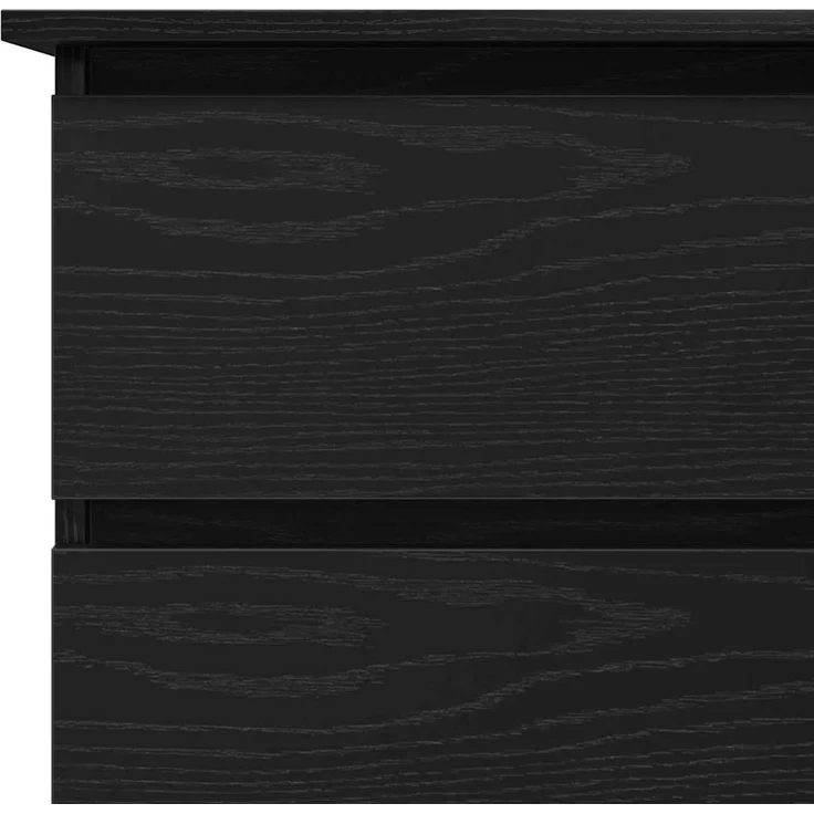 vidaXL Schreibtisch mit Regal Schwarz Eichen-Optik 145 x 100 x 76 cm 862006 – Bild 7