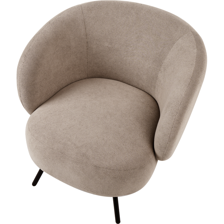 Sessel MAKELA Taupe – Bild 6