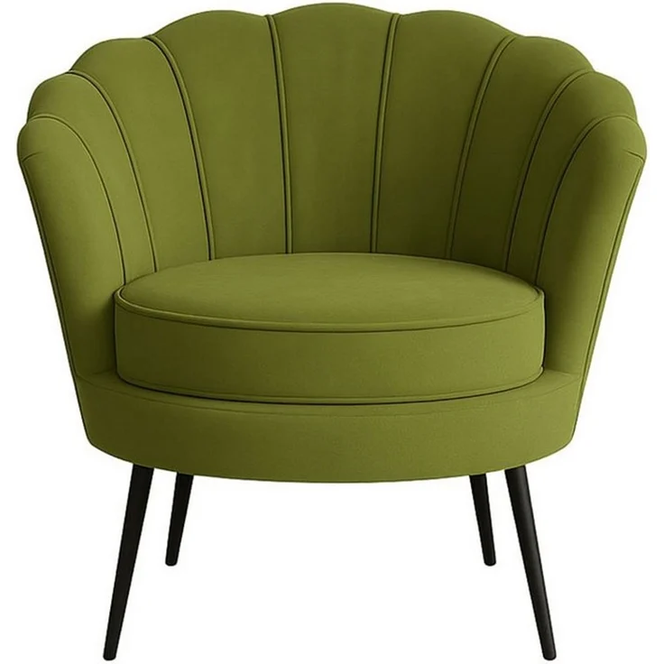 ebuy24 Relaxsessel Nice Sessel Velour grün. – Bild 3