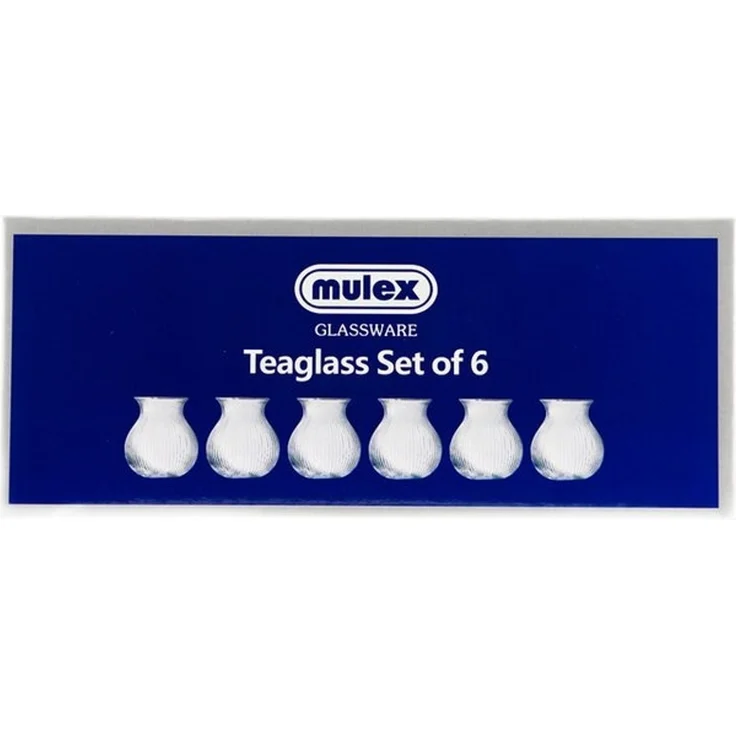 Style Teegläser 200 ml - 6-teiliges Set im Relief-Design – Bild 3