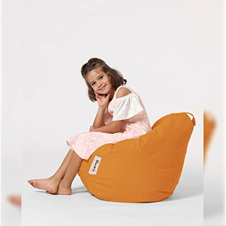WELL HOME MOBILIARIO & DECORACIÓN Outdoor Sitzsack für Kinder, Orange – Bild 3