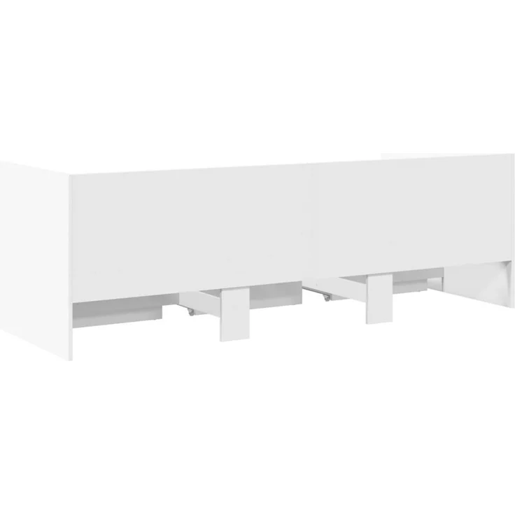 vidaXL Tagesbett mit Schubladen ohne Matratze Weiß 75x190 cm 3280832 – Bild 6