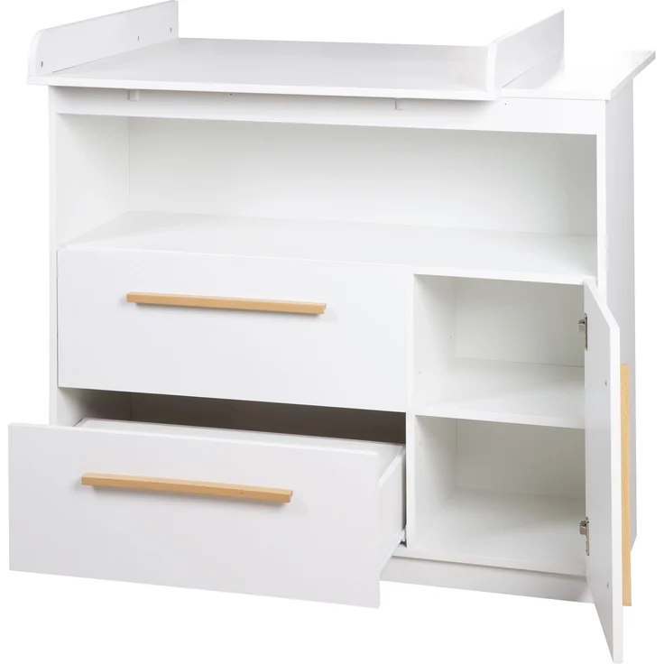 roba Kinderzimmerset 'Lilo' - 3-teilig - inkl. Kombi-Kinderbett 70 x 140 cm - Weiß – Bild 5