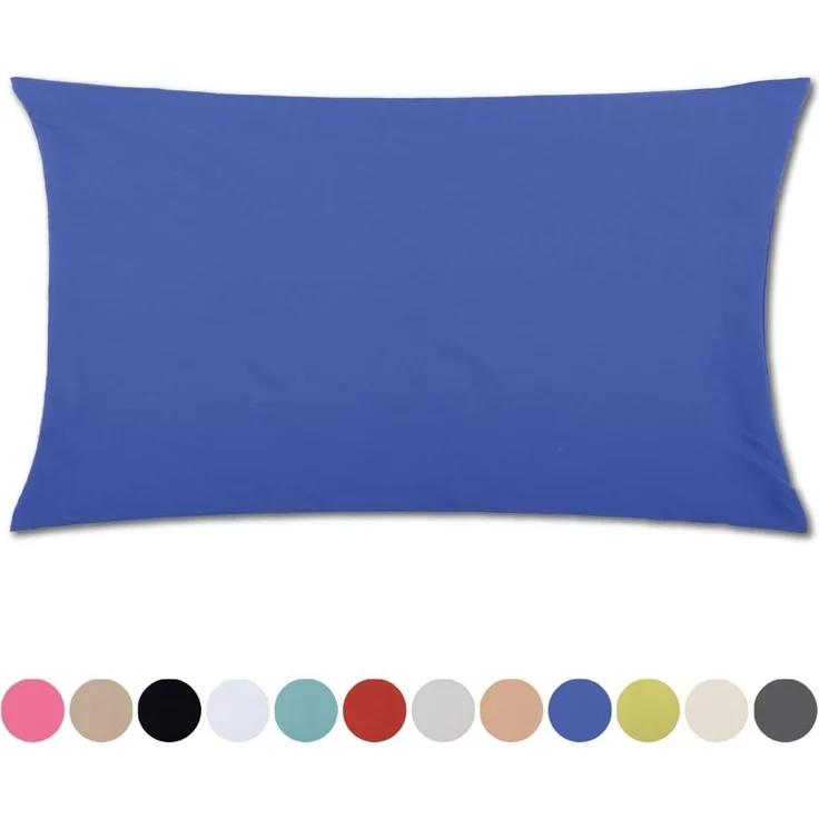 Kissenhülle Dekokissen Kissenbezug Microfaser - viele Größen und Farben Blau 30 x 50 cm – Bild 2