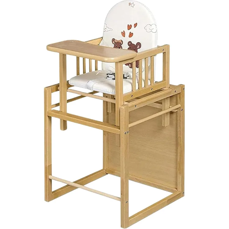 Best For Kids Kombihochstuhl Victoria - leicht umbaubar zur Stuhl-Tisch-Kombination