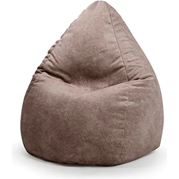 SITTING POINT only by MAGMA Sitzsack Karolina XL Samt Taupe – Bild 2