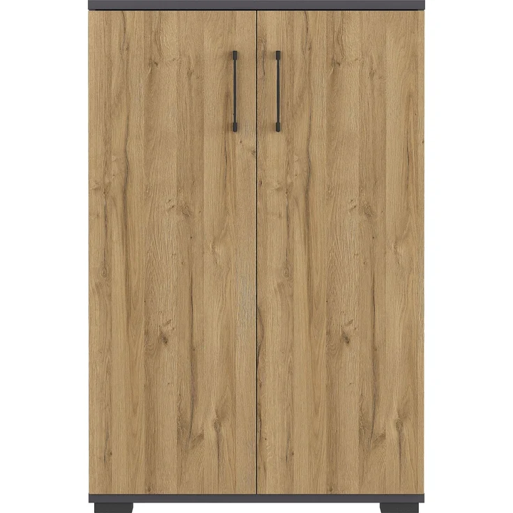 Germania GW-PROFI 3.0 Aktenschrank 4247, Graphit/Grandson-Eiche-Nb, 80 x 123 x 40 cm (BxHxT) – Bild 2