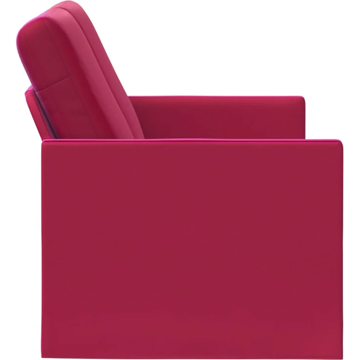 vidaXL 2-Sitzer Sofa Weinrot 130 x 81 x 82 cm Samt (V) 42041059 – Bild 3