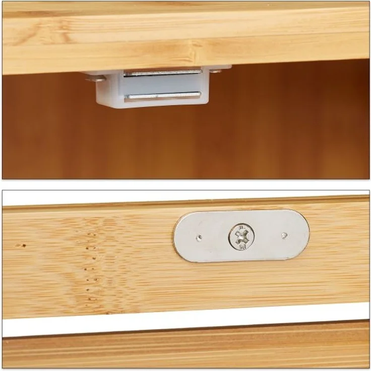 Relaxdays Badregal Bambus mit 4 Ablagen – Bild 6
