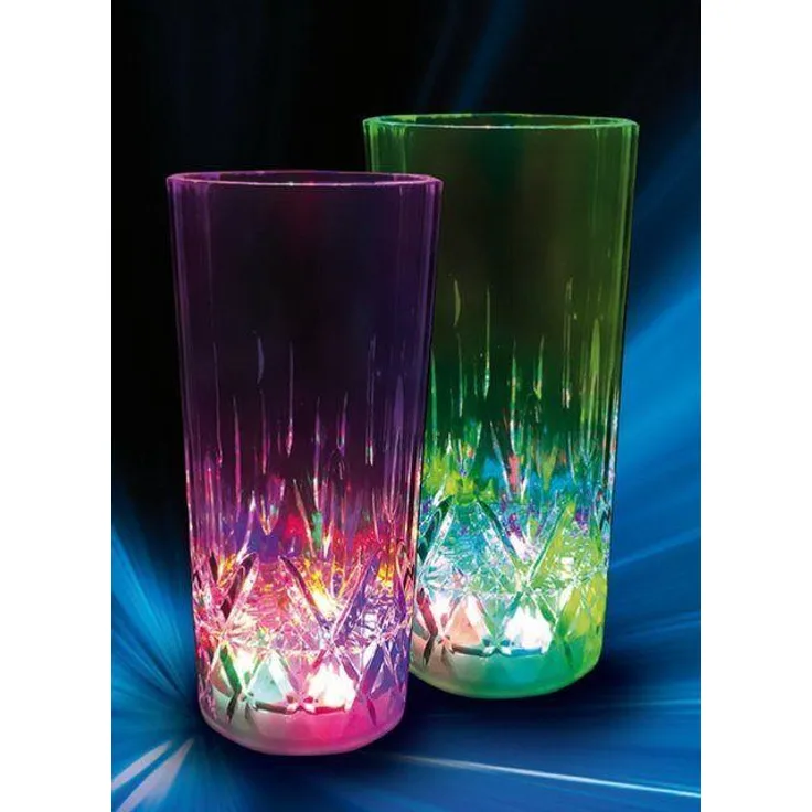 JOKA international Longdrinkglas ''LED Farbwechsel Longdrink-Glas, 2er Set'' (2-tlg)