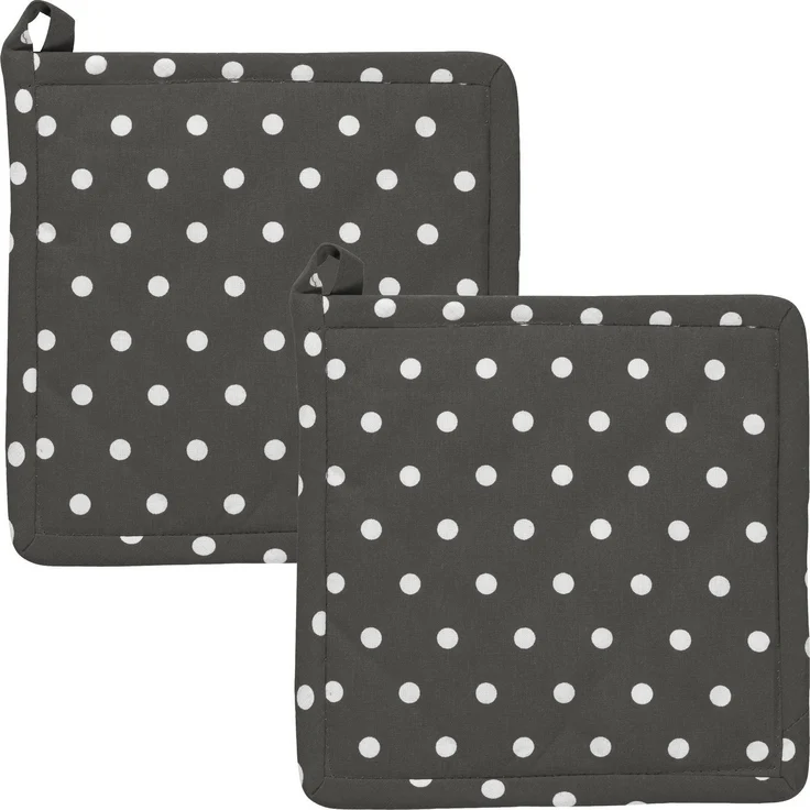 REDBEST Topflappen Topflappen "Orlando" 2er-Pack, Punkte – Bild 1