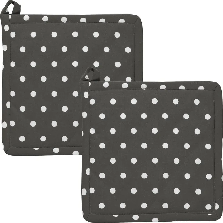 REDBEST Topflappen Topflappen "Orlando" 2er-Pack, Punkte