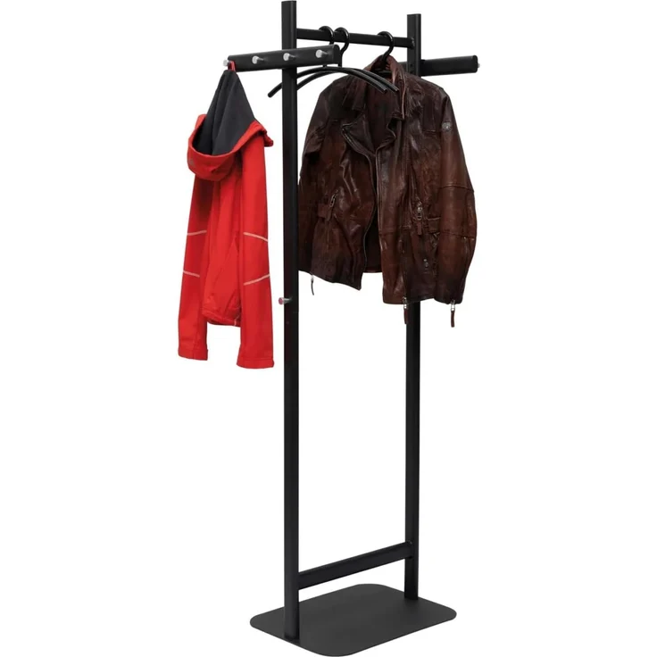 Maul Garderobenständer Maulsalsa 1 Kleiderstange 4 Haken 172cm schwarz – Bild 2