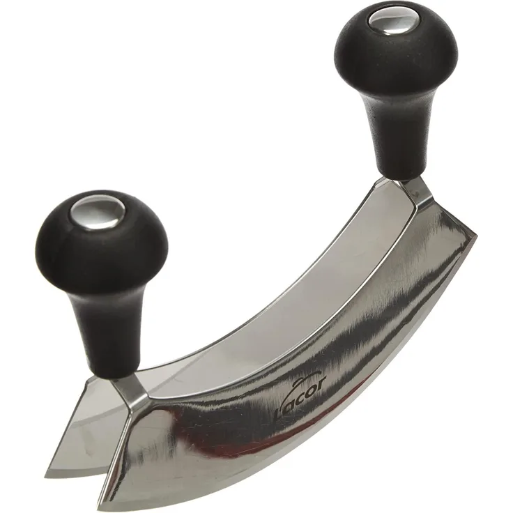 LACOR 60365 Manual doppelschneidig-Wiegemesser, INOX