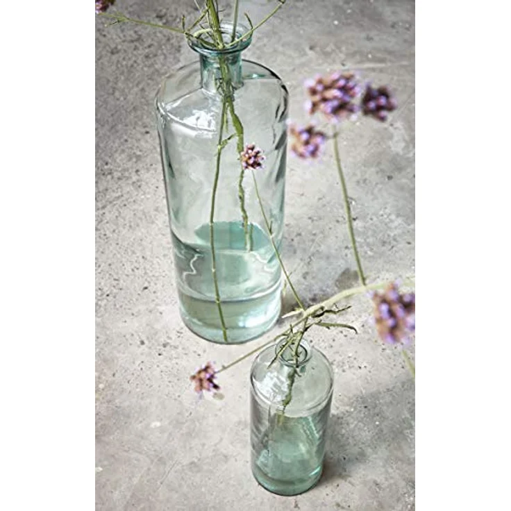 Mica Decorations Guan Flasche/Vase, transparente Glasvase, 40 cm hoch, recyceltes Glas für Zweige und Trockenblumen – Bild 5
