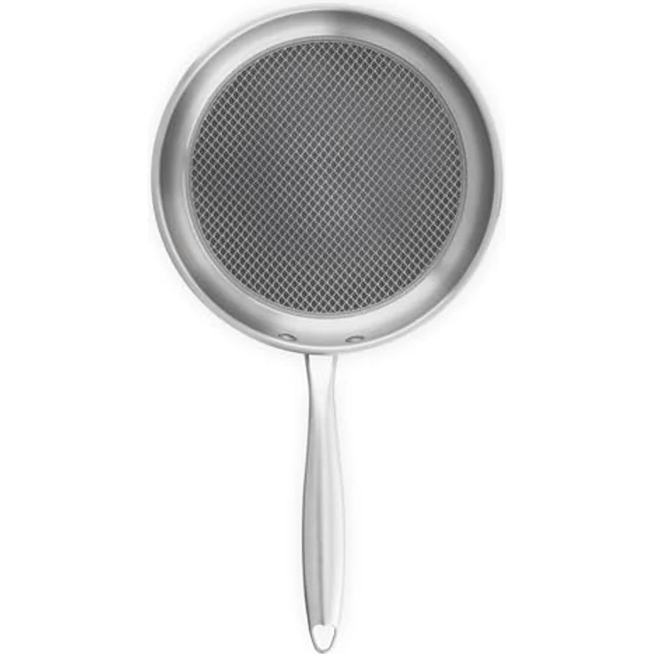 ETA Edelstahl-Induktionspfanne I Honeycomb I Pfanne 28 cm I Induktiongeignet I Edelstahl 18/10 I antihaftbeschichtet I spülmaschinenfest – Bild 3
