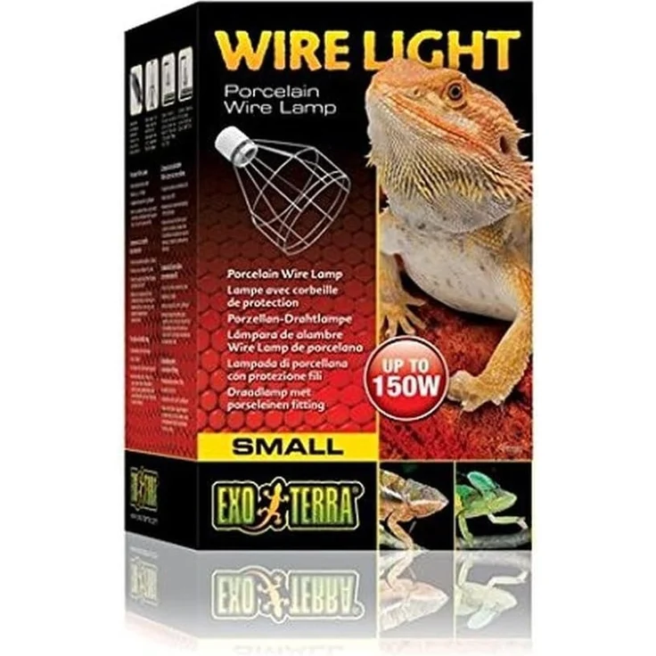 Exo Terra Wire Light, Porzellan Drahtlampe,für Lampen bis zu 150W, Fassung E27 – Bild 2