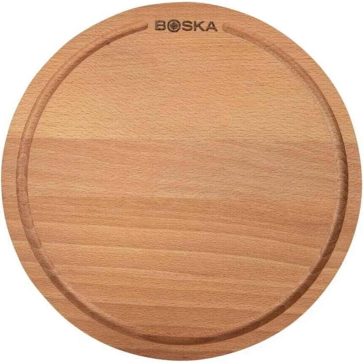 Boska Pizzabrett Amigo S, Pizza-Servierbrett, Buchenholz, Braun, 24 cm, 320535