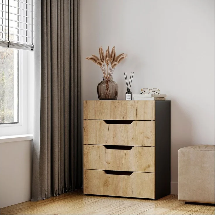 KOMTO Schreibtisch KOMTO Schreibtisch mit Stauraum – PC Tisch, Tisch FOLDY 128x60x75 cm – Bild 3