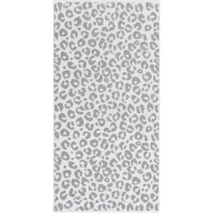 Cawö Duschtuch TWO-TONE LEO BL 80x150 cm silber Badetuch Handtuch Handtücher Saunatuch Strandtuch – Bild 1