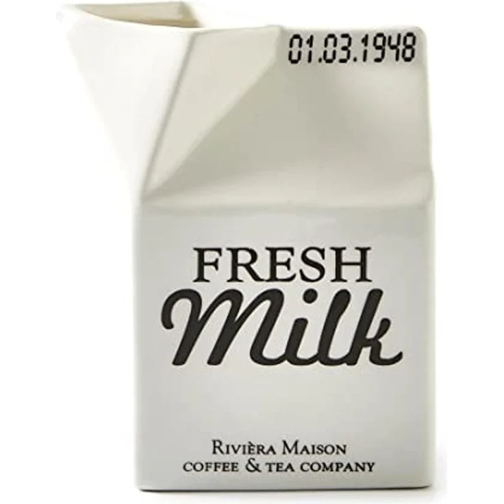 Rivièra Maison Milchkännchen Carton Jar Milk Milchkännchen off white – Bild 1