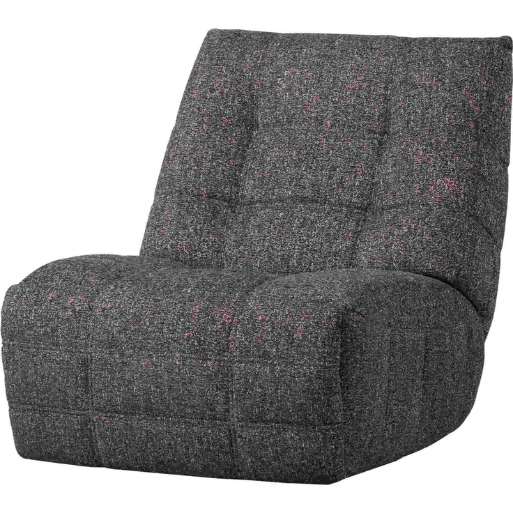 Ruhesessel Hein, hochwertiger Webstoff mit Motor-Relaxfunktion, modern, anthrazit/braun melange – Bild 1