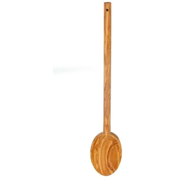 Oliven Holz Kochlöffel Rührlöffel Löffel Servierlöffel Holzlöffel oval 30 cm – Bild 3