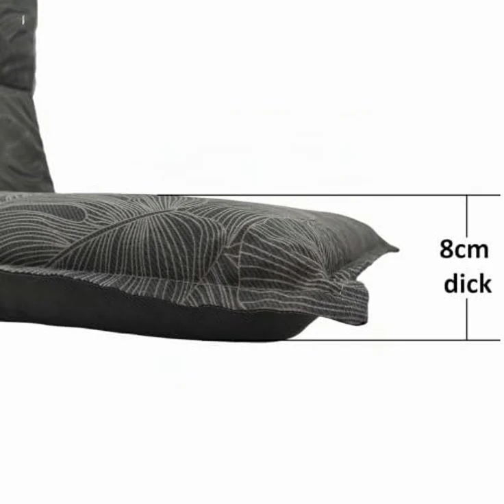 Gartenstuhlauflagen Hochlehner Niederlehner I Extra 8cm Dicke Sitzauflagen I Made in Europe I Stuhlauflage für Gartenstuhl I Polster für Gartenmöbel I hoher Komfort – Bild 5