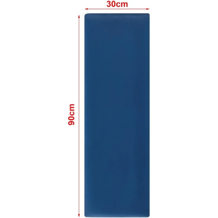 neu. haus Wandpolster, (Set, 2 Stück), »Carpino« Wandkissen Samt 90 x 30 cm Navyblau – Bild 3