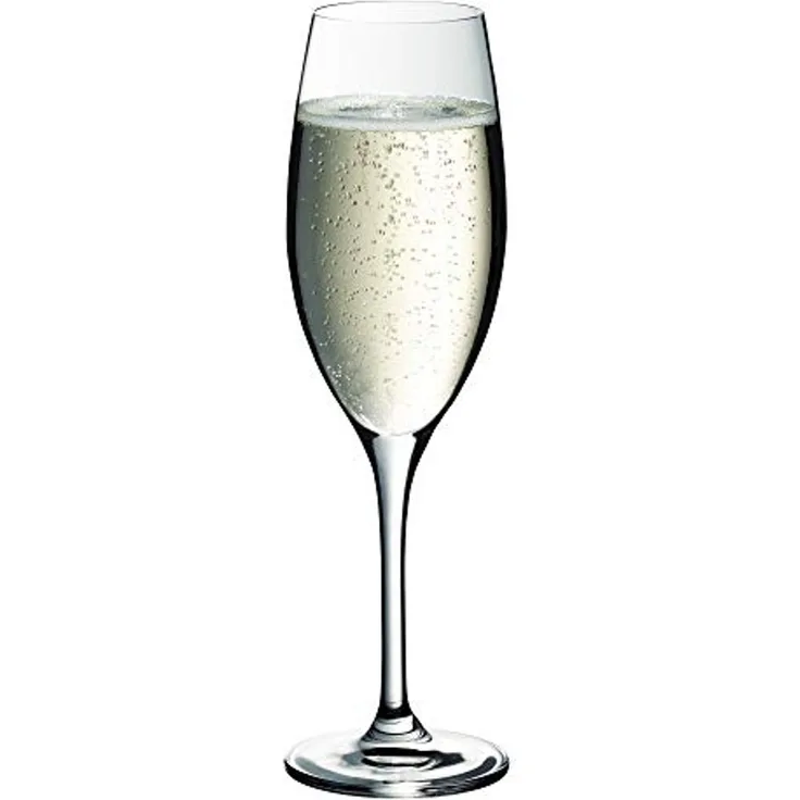 WMF Champagnerglas Sektglas Proseccoglas Höhe 22 cm easy Plus 250ml Kristallglas spülmaschinenfest hochwertig edel klar transparent