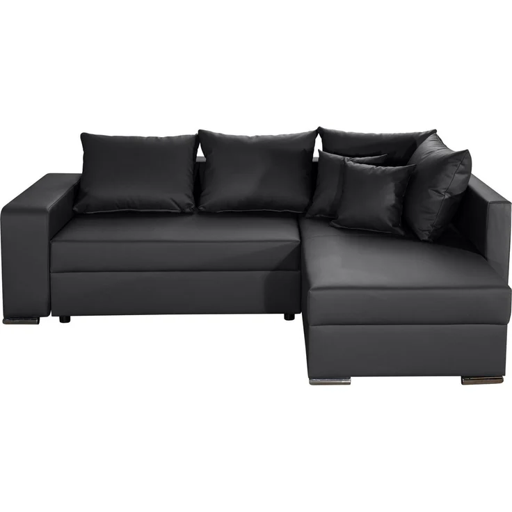 COLLECTION AB Ecksofa John L-Form, B: 226 cm, Schlaffunktion & Bettkasten, Regalelement mit Licht, Couch mit Federkern, 2 Zierkissen – Bild 2