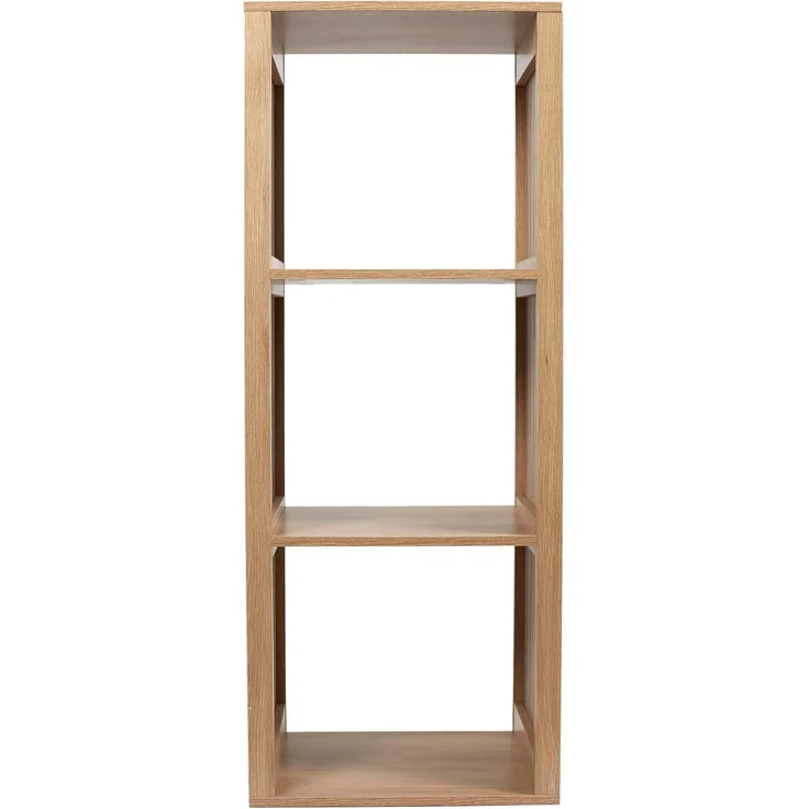 HOME DECO FACTORY - HD0242 – Modularer Ordner, 3 Fächer, 38,5 x 99 x 32 cm, Braun – Bild 3