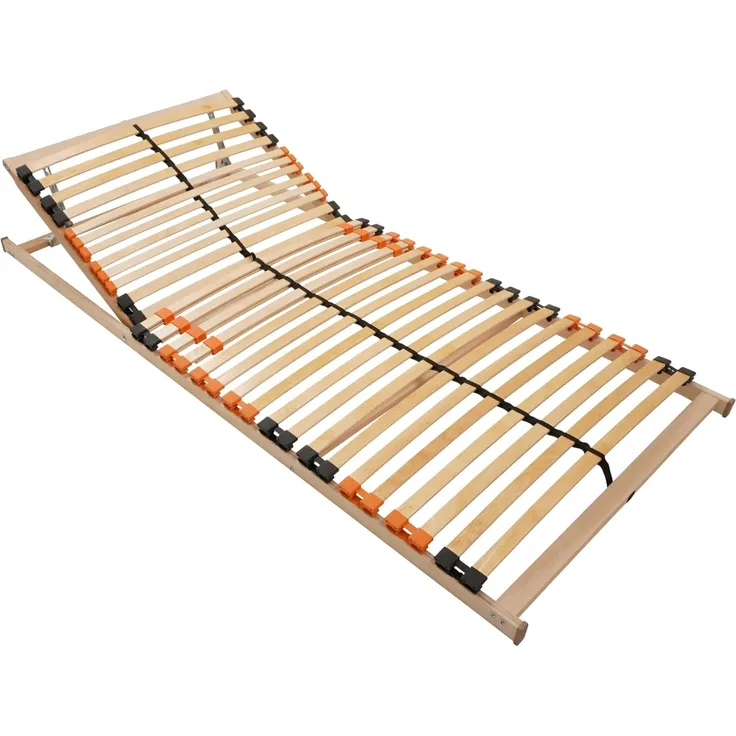 BMM Lattenrost 90x200 cm Super Lux MOT elektrisch verstellbar/Fertig montiert/7 Zonen/für alle Matratzen/Höhe 7 cm/Lattenroste produziert in Deutschland