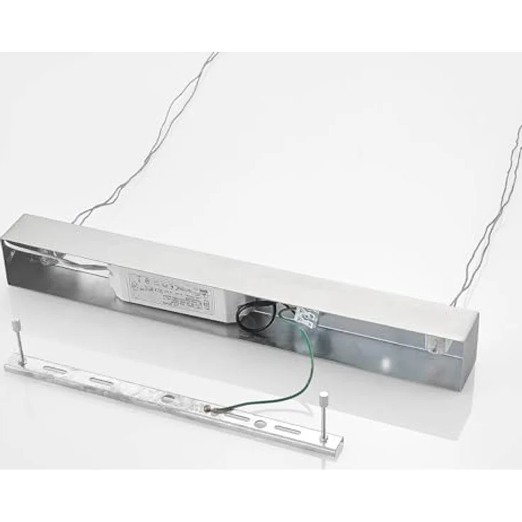 Lindby Pendelleuchte 'Alimara', dimmbar, moderne LED Lampe aus Metall für Wohnzimmer & Esszimmer, Länge 138 cm – Bild 9
