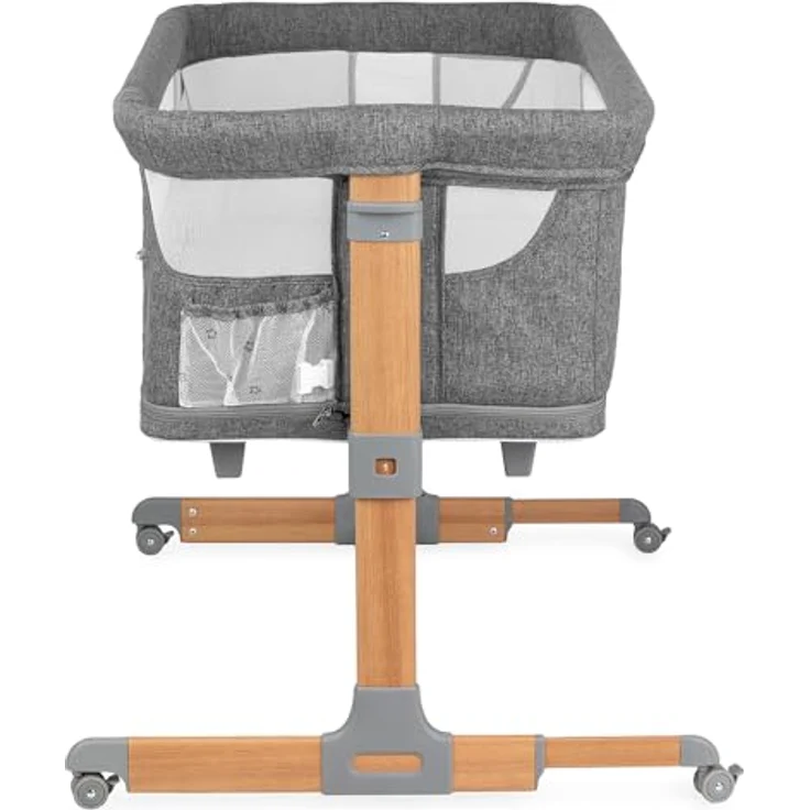Momi SMARTBED 4-in-1 Kinderbeistellbetten bis 15 kg, Beistellbett für Babys mit Matratze, Höhenverstellbar – Bild 30