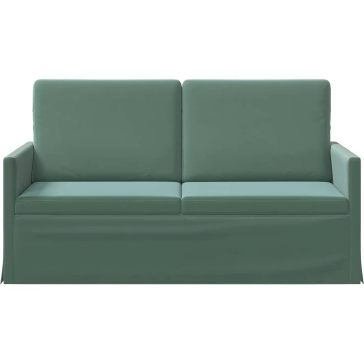 vidaXL 2-Sitzer Sofa Meergrün 150 x 81 x 82 cm Samt (V) 42041098 – Bild 2