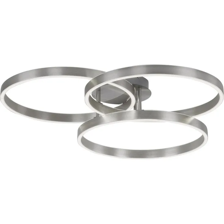 Paul Neuhaus 6233-55 LED Deckenleuchte Paan silberfarbig rund CCT