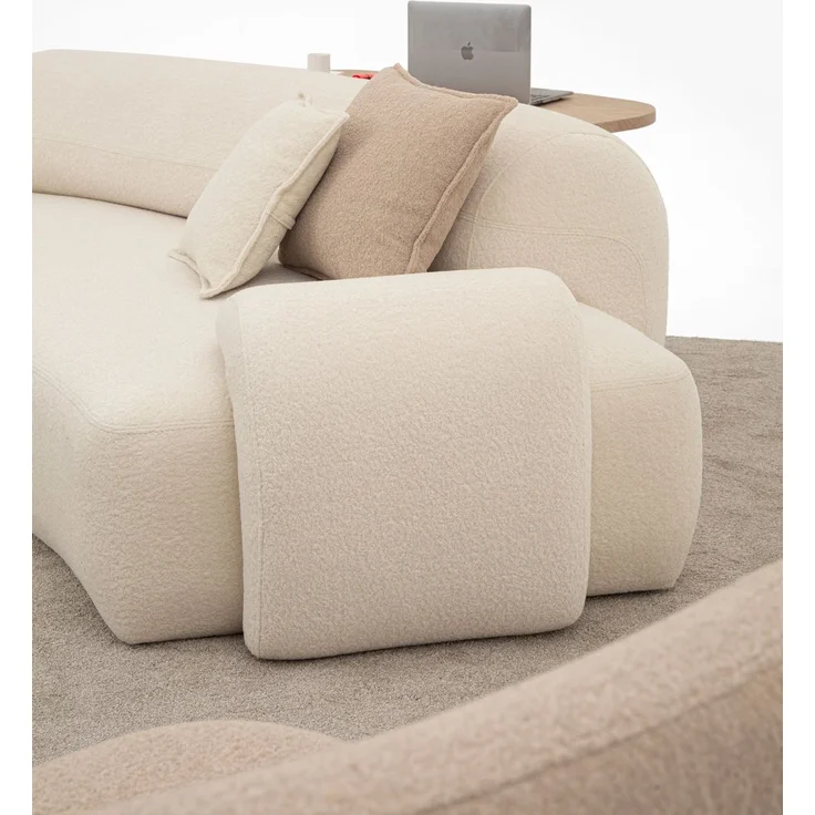 Ecksofa "Olympia" + Sessel-Beige – Bild 8