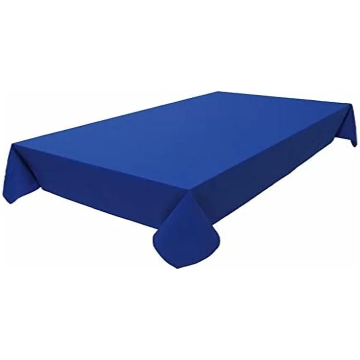 Hochwertige Tischdecke Tischwäsche aus 100% Baumwolle Kollektion Konzept, Farbe & Größe wählbar (Tischdecke - 120x160 cm, Royalblau)